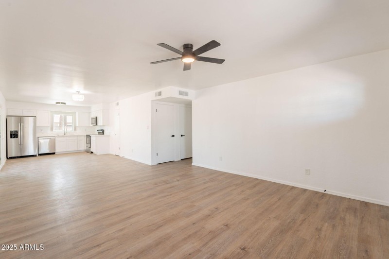 Living Room with Kitchen