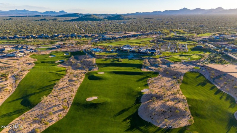 Driving Range Hole 1 and 2 Aerial