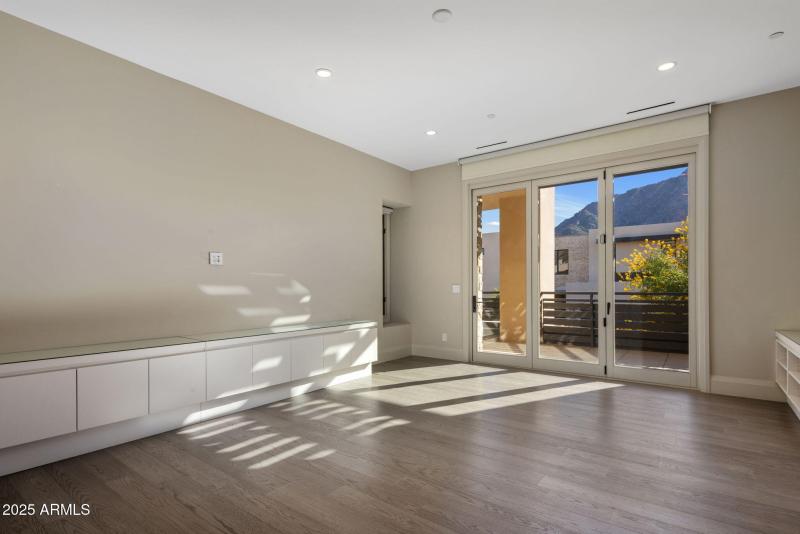 Primary Bedroom and Balcony