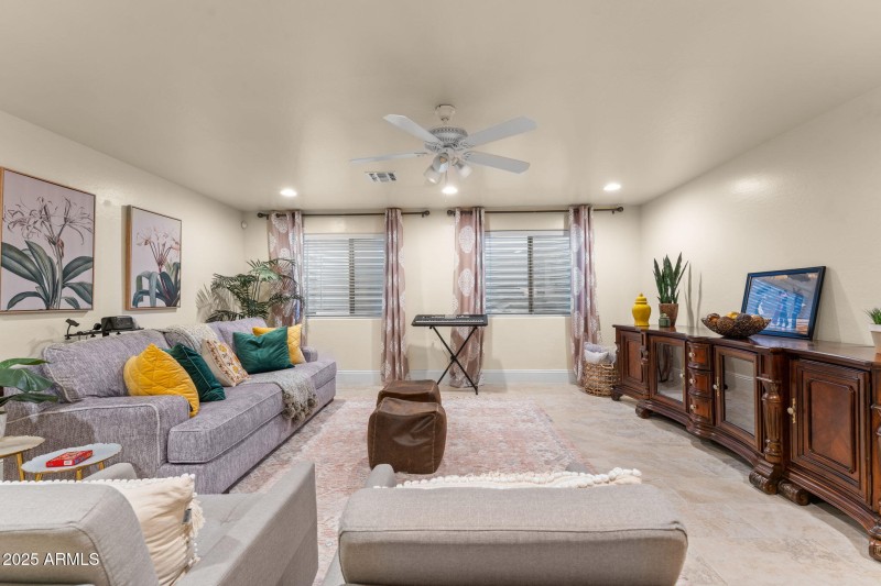 Basement Living Area