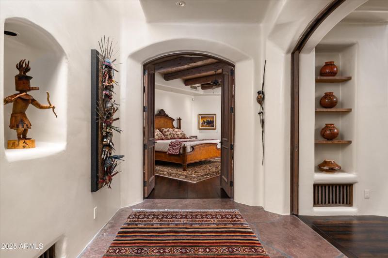 Hallway to Primary Suite and Den--36