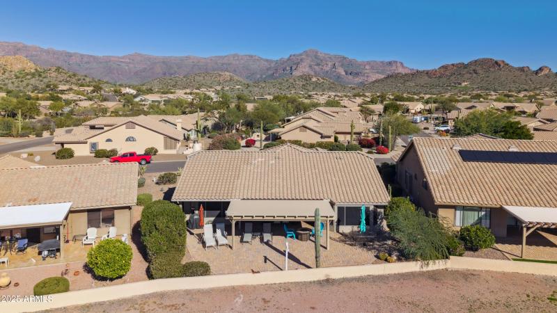 AERIAL VIEW OF SUPERSTITION MTS