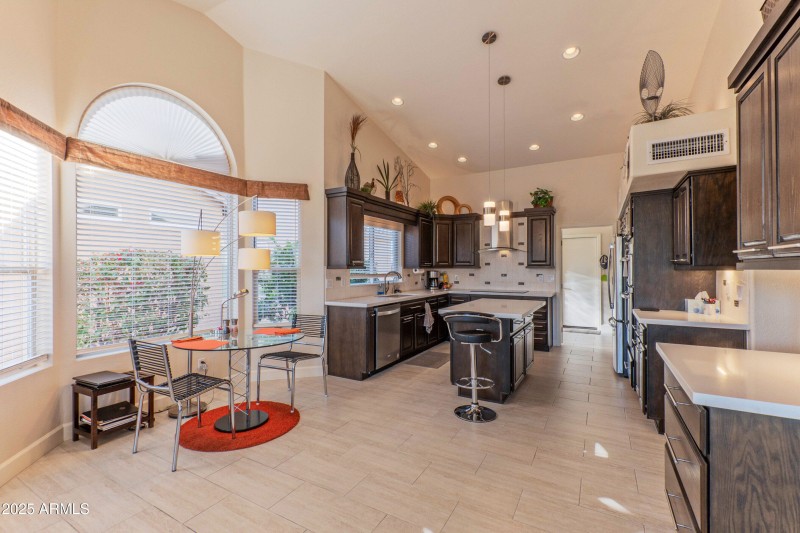 Informal dining area