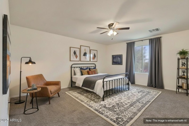 Bedroom 2 - Virtually Staged