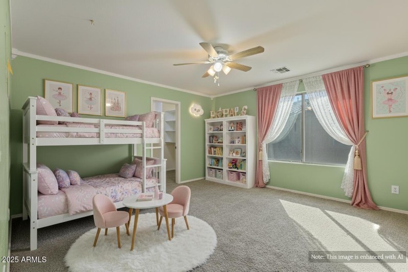 Bedroom 4 - virtually staged