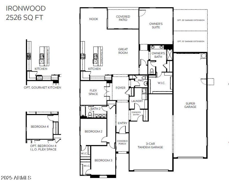 2526SG Floor Plan