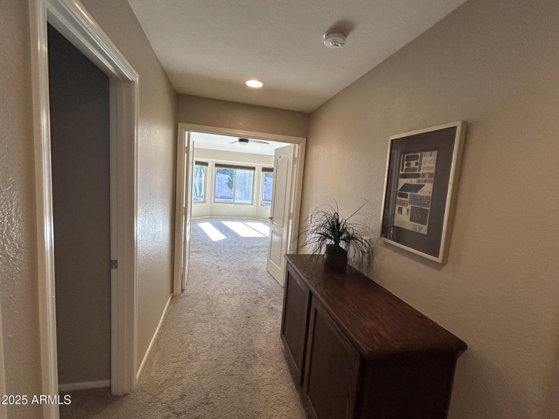 Hall to Primary bedrm