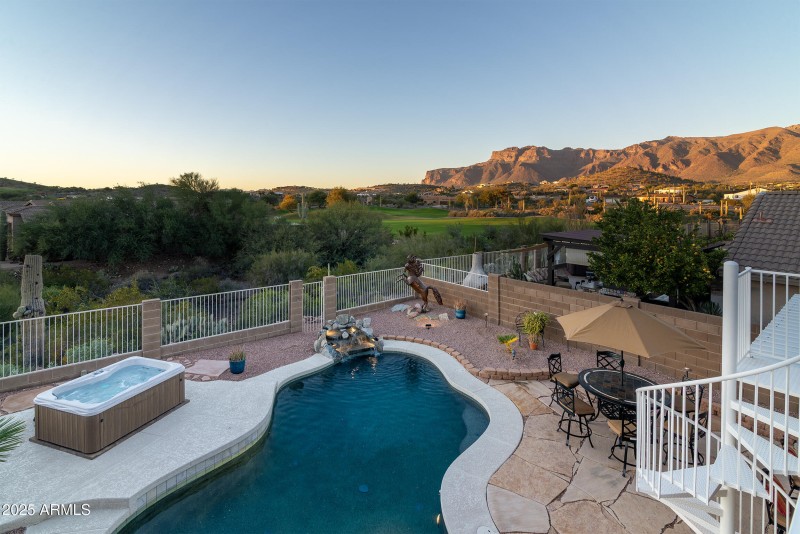 View from master balcony