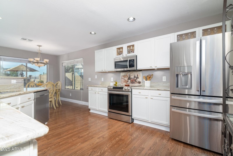 Kitchen with updated appliances