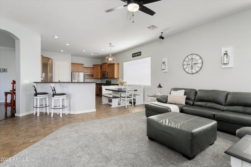 Family Room to Kitchen