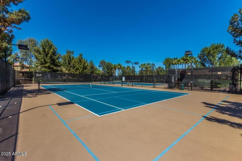 Pickleball court