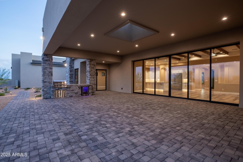 Expansive Back Patio