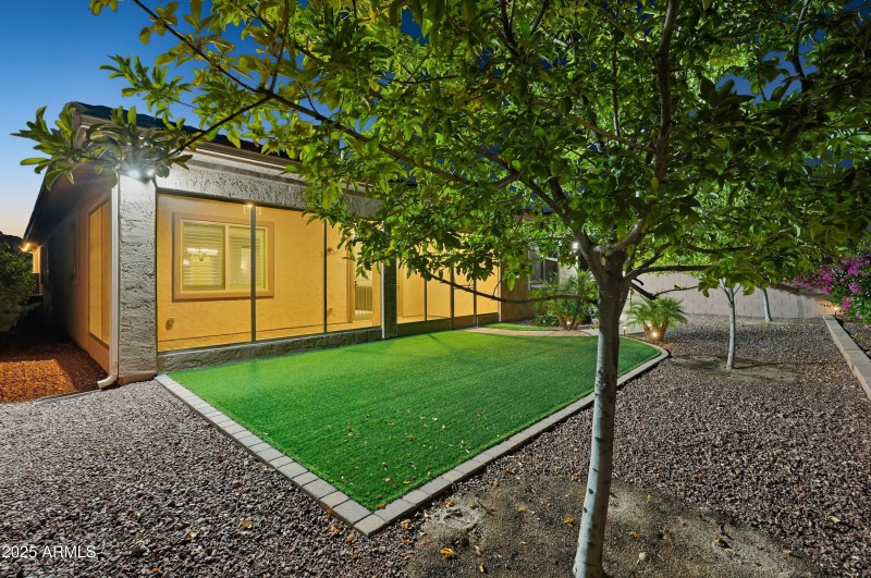 Covered and Screened Patio