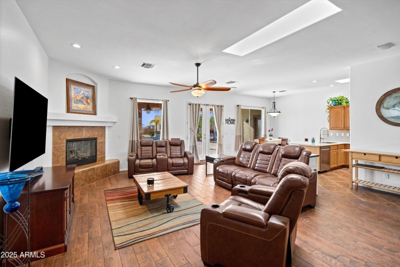 11-Family Room to Kitchen