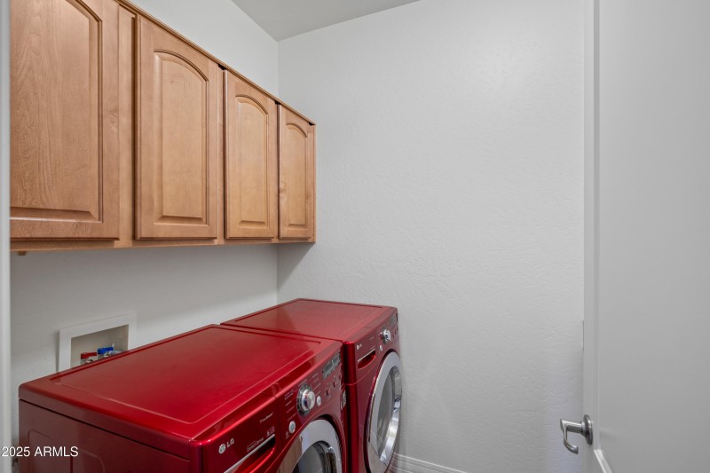 Laundry on upper level