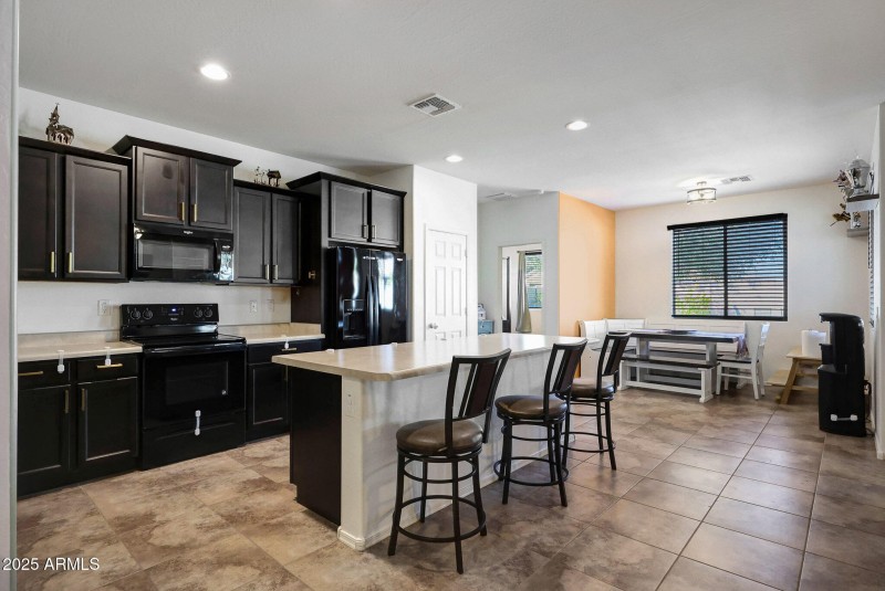 Dark Cabinet Kitchen Design