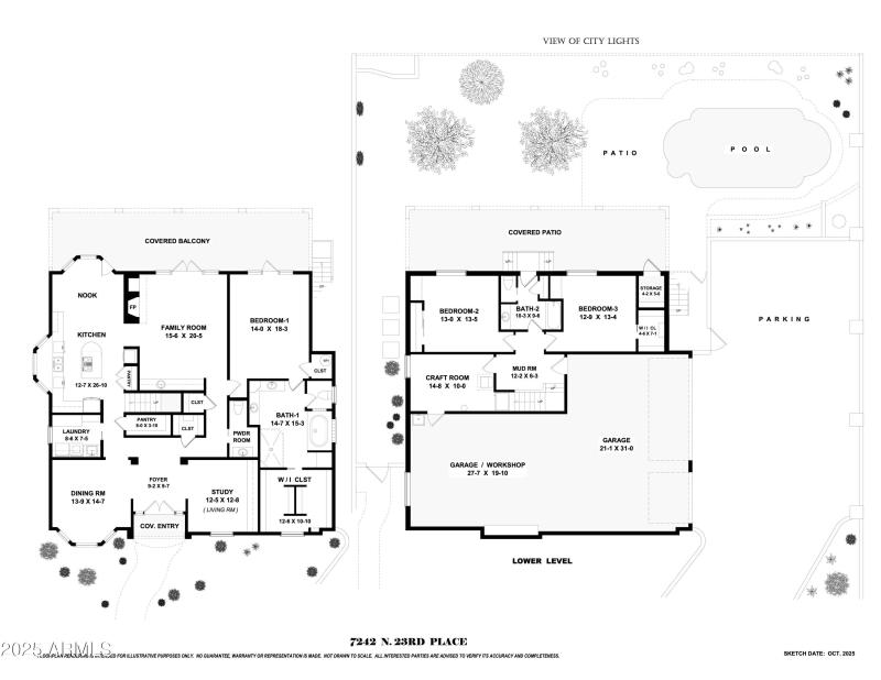 7242 N. 23rd Pl - Floorplan