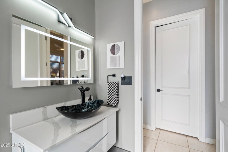 Updated Second Hall Bath