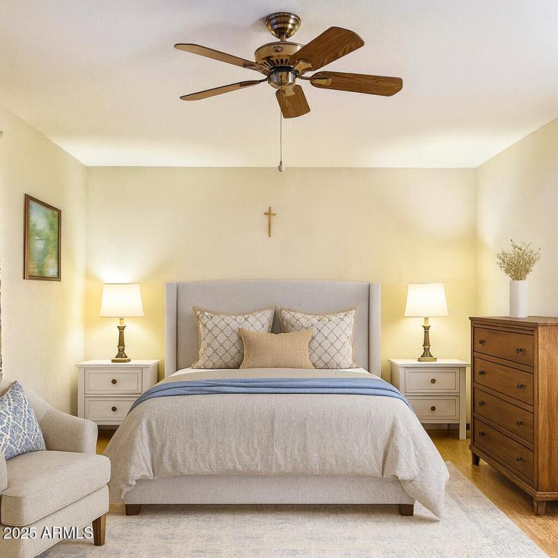 Virtually Staged - Primary Bedroom