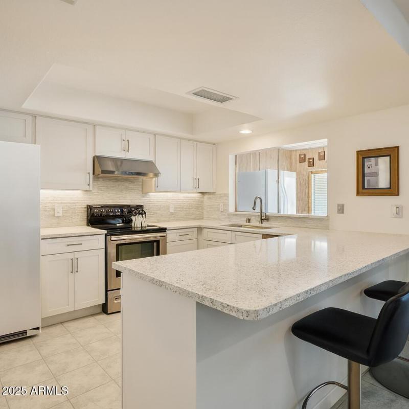 Virtually Staged Kitchen