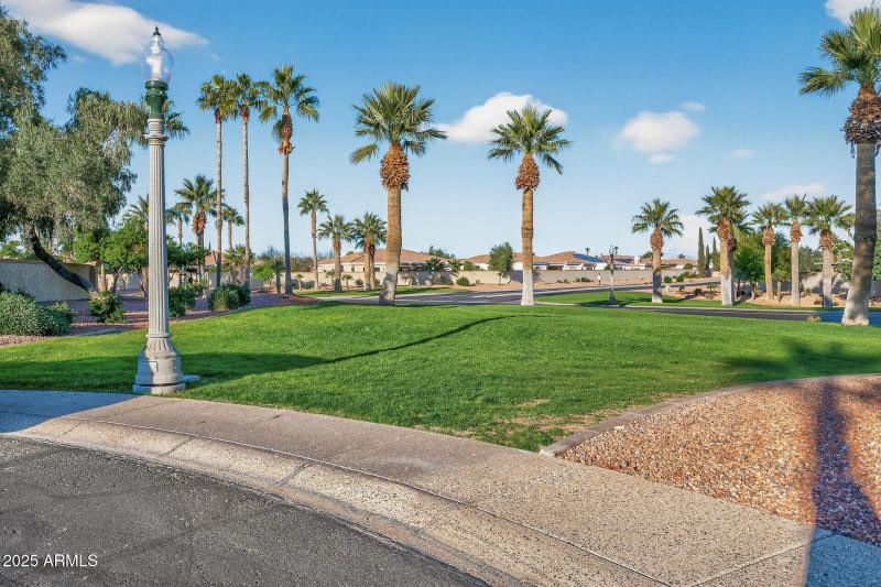 Access to walking path