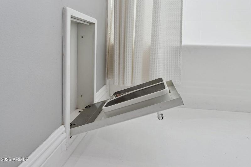 Vintage in-wall scale