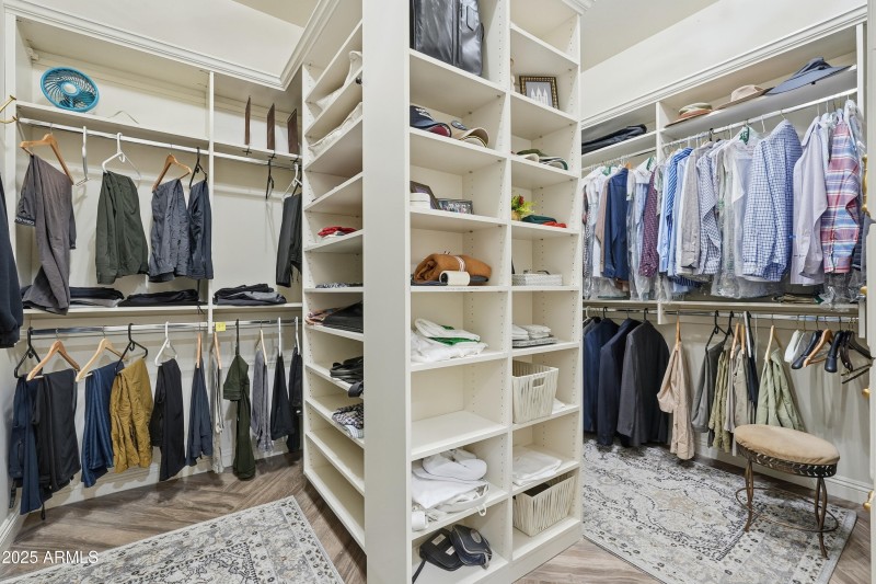 CUSTOM PRIMARY CLOSET