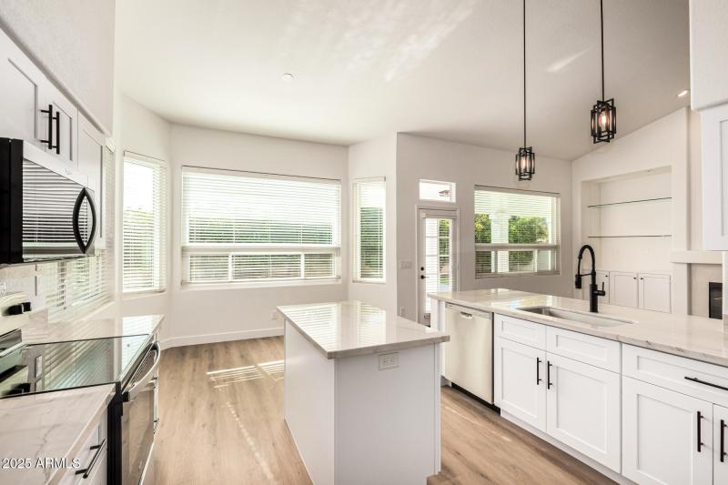 Sunlit Kitchen & Dining Area