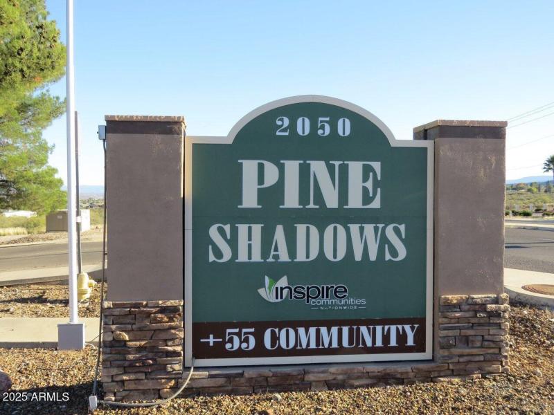 Pine Shadows Entrance