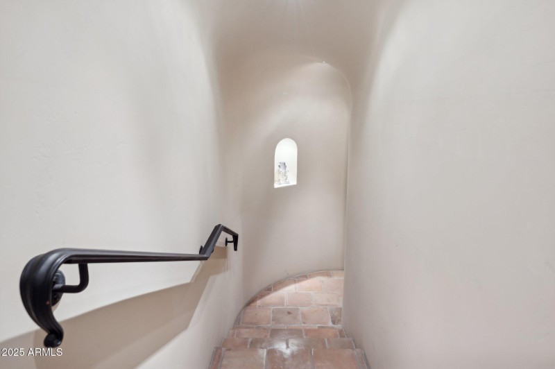 Stairs to Wine Cellar