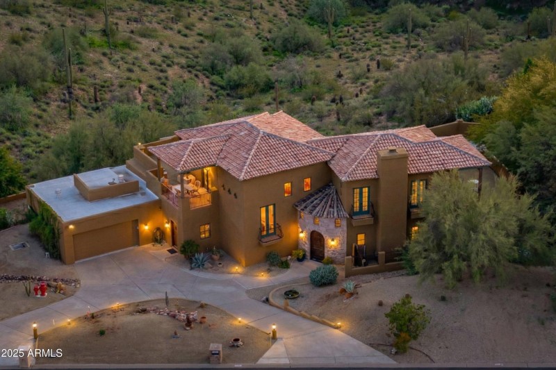 02-Front Aerial Twilight