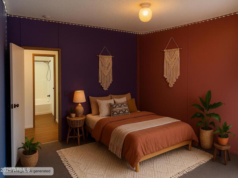 Second bedroom staged Impala