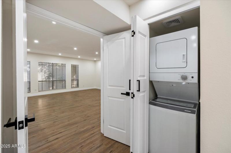 W/D relocated to Primary closet