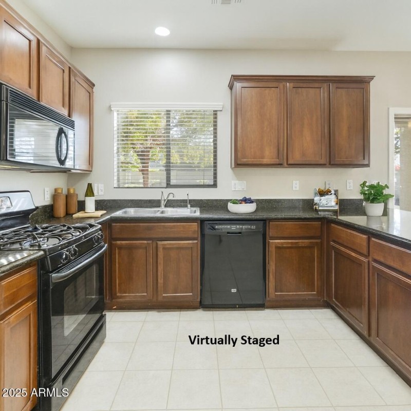 Kitchen - virtually staged