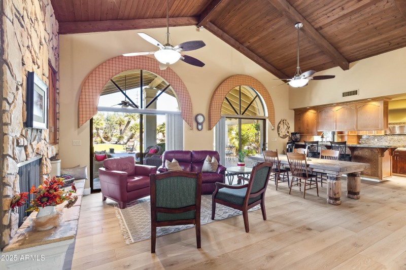 FAMILY ROOM VIEW TO BACKYARD