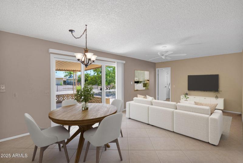 Great Room AI Staged