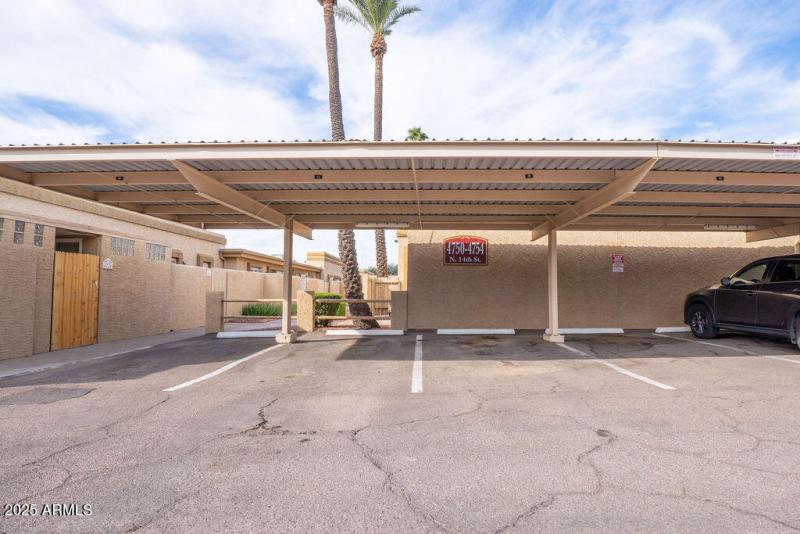 Two assigned parking space