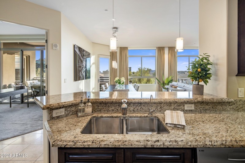 Kitchen into dining