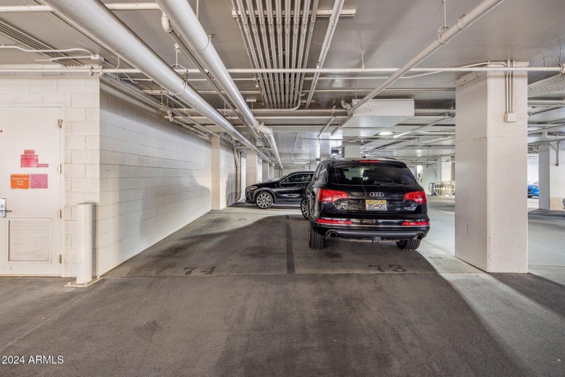 Two parking spaces-side by side
