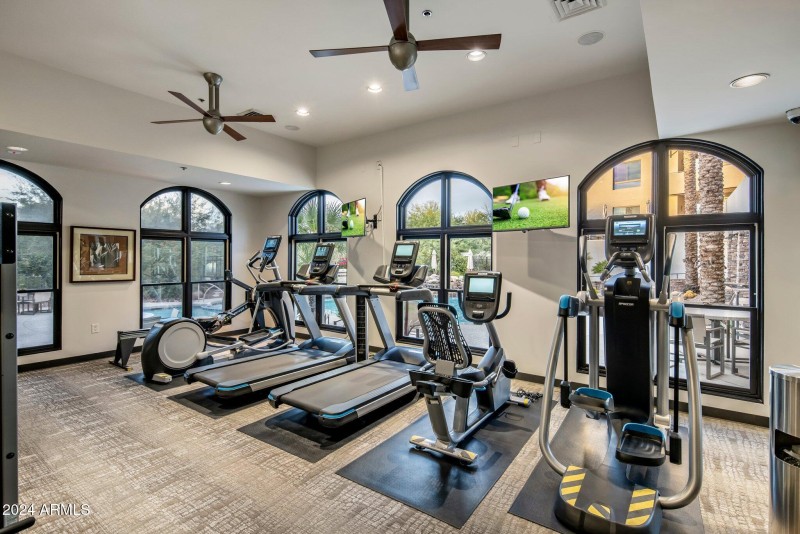 Community pool gym-golf photo