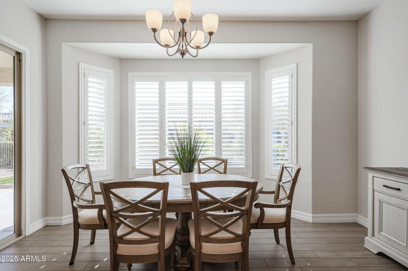 Bay Window in Dining Area