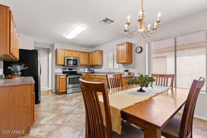 Dining and Kitchen Area