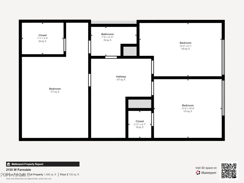 Floor plan upstairs