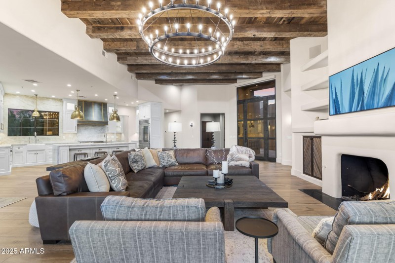 Light-filled Great Room to Kitchen