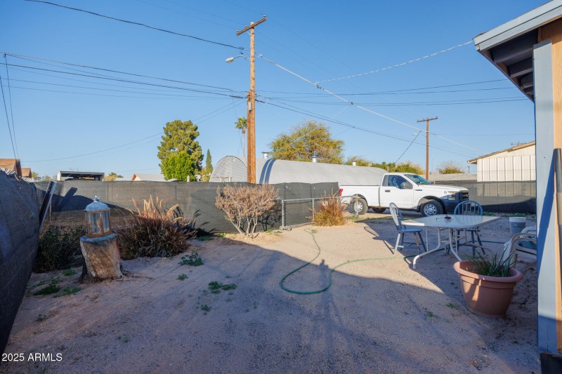 Suite C Back Yard View