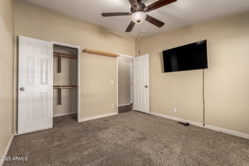 Bedroom 2 and closet