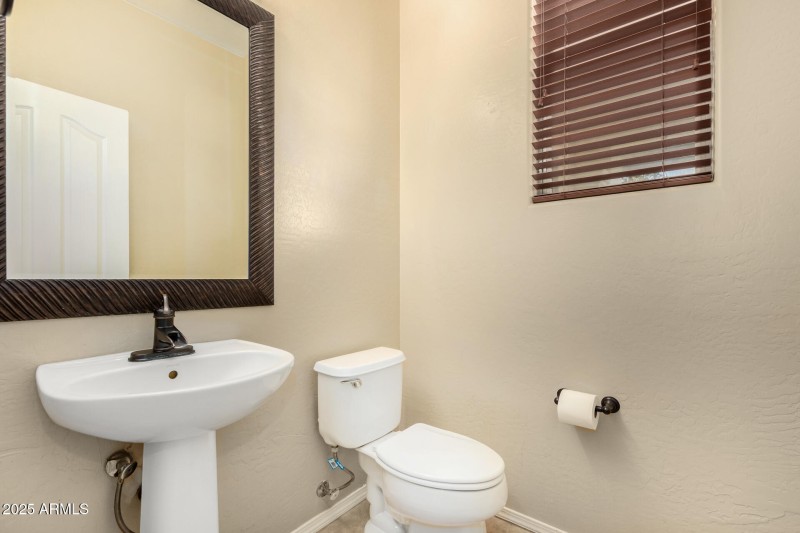 Downstairs half bath