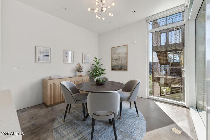 Virtually Staged Dining Room