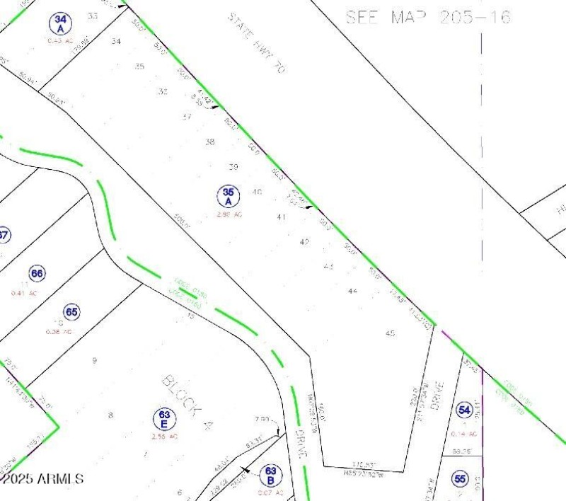 Gila County Plat Map