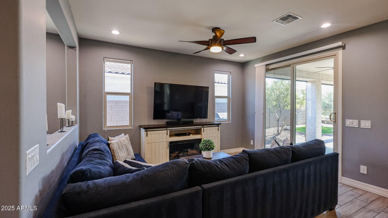 Sliding Door to Backyard